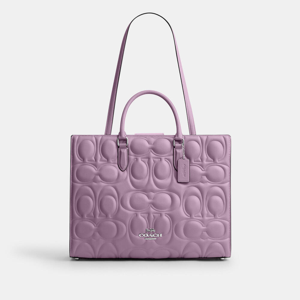 Coach Outlet Maggie Tote Bag In Signature Leather